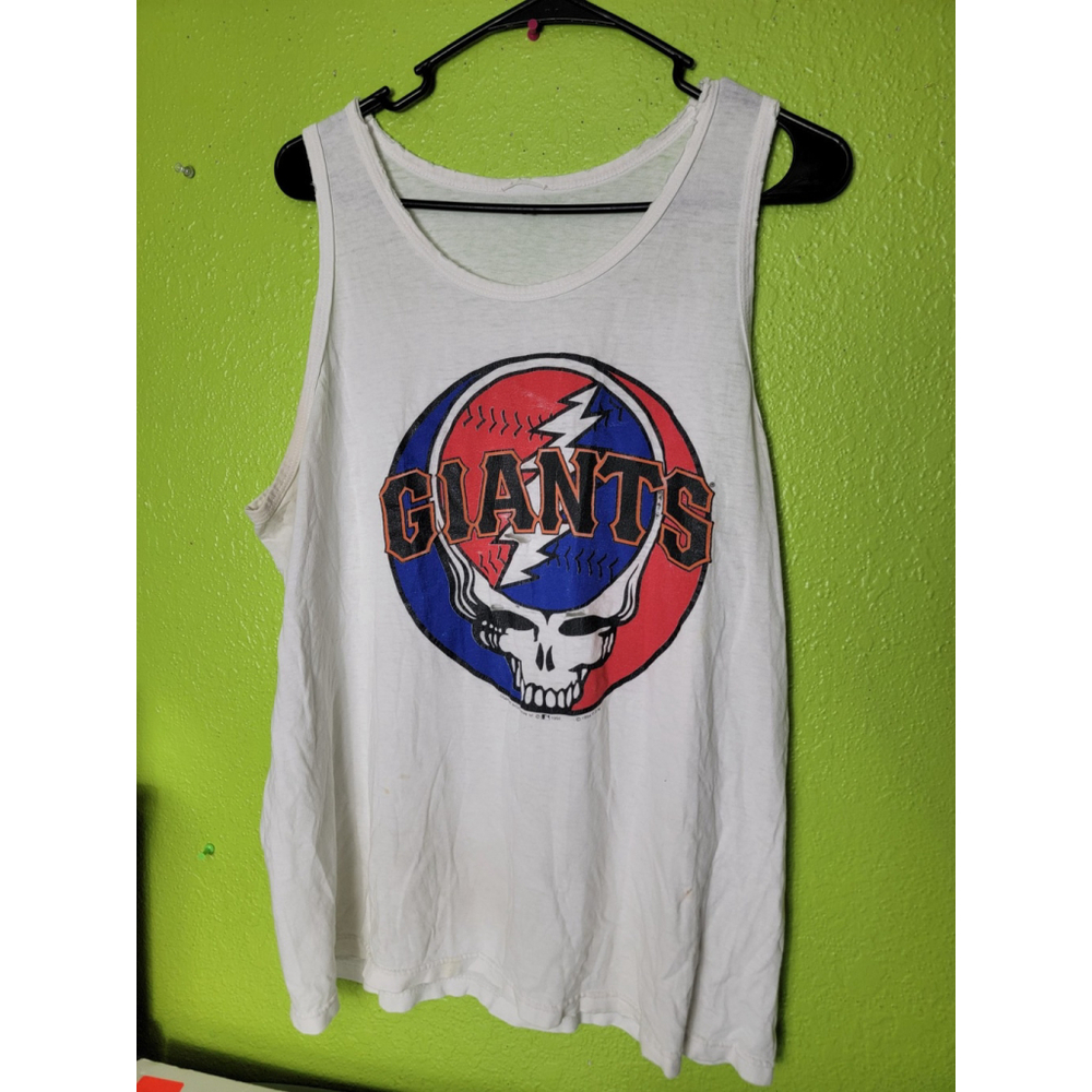 Vintage 90s Grateful Dead San Francisco Giants Deadhead Baseball 1994 Retro Tank